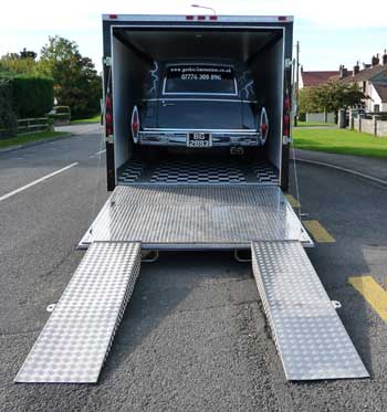 Extra long ramps so low cars can be loaded with ease