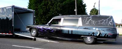 Our Cadillac Devile Hearse Limousine