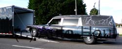 This was my 72 Cadillac Deville Hearse which was conveted into a limousine. 