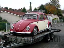 VW Beetle collected in Bristol & delivered to new owner in Somerset.